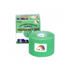 TEMTEX kinesio tape Classic, tejpovacia páska zelená 5cm X 5m