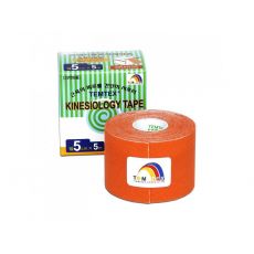 TEMTEX kinesio tape Classic, tejpovacia páska oranžová 5cm X 5m