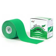 NASARA Kinesiology Tape, tejpovacia páska zelená 5cm x 5m