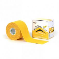 NASARA Kinesiology Tape, tejpovacia páska žltá 5cm x 5m